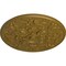 Ekena Millwork Baile Ceiling Medallion (Fits Canopies up to 6"), Hand-Painted Gold, 31 1/4"OD x 2 1/4"P CM31BAGLS - alternate 2